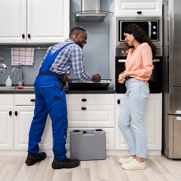 what kind of warranty do you offer on your cooktop repair services in Logan County